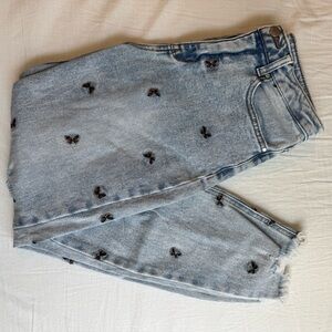 Butterfly Light Wash Jeans